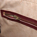 Christian Dior Trotter Canvas Hand Bag Red Gold Auth ka470-20