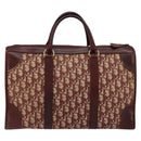 Christian Dior Trotter Canvas Hand Bag Red Gold Auth ka470-3