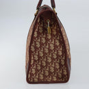 Christian Dior Trotter Canvas Hand Bag Red Gold Auth ka470-4