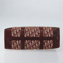 Christian Dior Trotter Canvas Hand Bag Red Gold Auth ka470-9