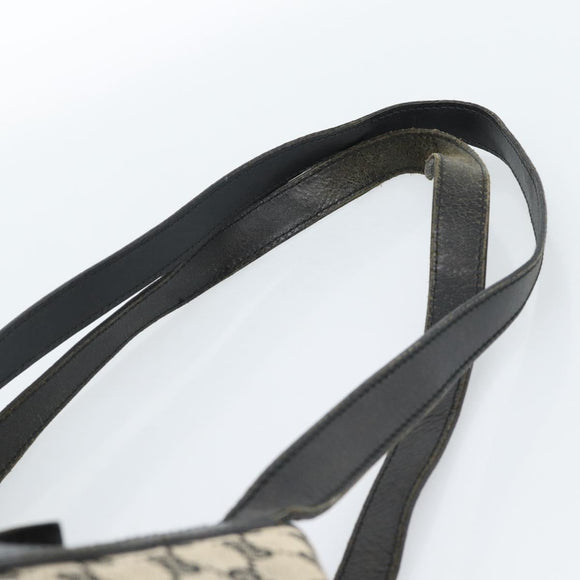 GUCCI GG Canvas Tote Bag Black Beige 019 0493 1669 Auth ka4701