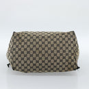 GUCCI GG Canvas Tote Bag Black Beige 019 0493 1669 Auth ka4701-9