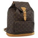 LOUIS VUITTON Monogram Montsouris GM Backpack M51135 LV Auth ka4703A-1