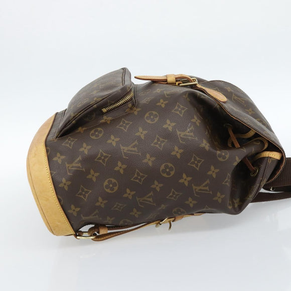 LOUIS VUITTON Monogram Montsouris GM Backpack M51135 LV Auth ka4703A