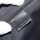 GUCCI GG Canvas Shoulder Bag Black Silver 145859 Auth ka4704-18