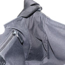 GUCCI GG Canvas Shoulder Bag Black Silver 145859 Auth ka4704-19