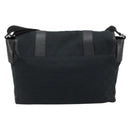 GUCCI GG Canvas Shoulder Bag Black Silver 145859 Auth ka4704-2
