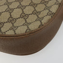 GUCCI GG Supreme Shoulder Bag PVC Beige Gold Auth ka4706-15