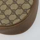 GUCCI GG Supreme Shoulder Bag PVC Beige Gold Auth ka4706-16