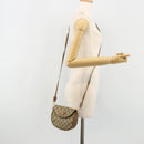 GUCCI GG Supreme Shoulder Bag PVC Beige Gold Auth ka4706-20