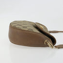 GUCCI GG Supreme Shoulder Bag PVC Beige Gold Auth ka4706-3