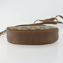 GUCCI GG Supreme Shoulder Bag PVC Beige Gold Auth ka4706-5