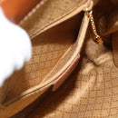 GUCCI Bamboo Backpack Leather Brown Gold 003 1998 0030 Auth ka4712-23