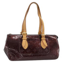 LOUIS VUITTON Monogram Vernis Rosewood Avenue Bag Amarante M93510 Auth ka4714A-1