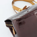LOUIS VUITTON Monogram Vernis Rosewood Avenue Bag Amarante M93510 Auth ka4714A-17