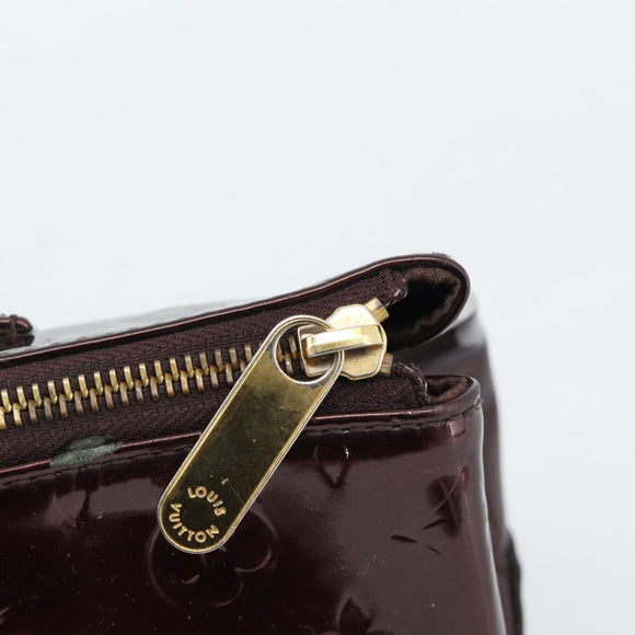 LOUIS VUITTON Monogram Vernis Rosewood Avenue Bag Amarante M93510 Auth ka4714A