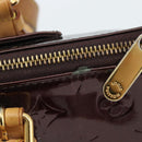 LOUIS VUITTON Monogram Vernis Rosewood Avenue Bag Amarante M93510 Auth ka4714A-9