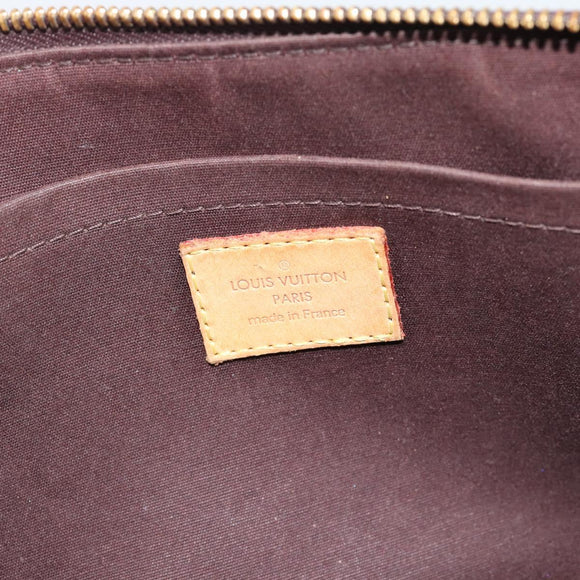 LOUIS VUITTON Monogram Vernis Rosewood Avenue Bag Amarante M93510 Auth ka4714A