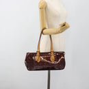 LOUIS VUITTON Monogram Vernis Rosewood Avenue Bag Amarante M93510 Auth ka4714A-23