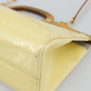 LOUIS VUITTON Monogram Vernis Roxbury Drive Bag 2Way Perle M91374 Auth ka4715-12
