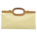 LOUIS VUITTON Monogram Vernis Roxbury Drive Bag 2Way Perle M91374 Auth ka4715-3