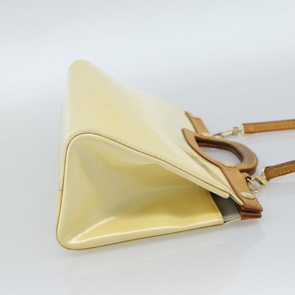LOUIS VUITTON Monogram Vernis Roxbury Drive Bag 2Way Perle M91374 Auth ka4715