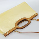 LOUIS VUITTON Monogram Vernis Roxbury Drive Bag 2Way Perle M91374 Auth ka4715-6
