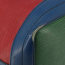LOUIS VUITTON Epi Noe Shoulder Bag Tricolor Red Blue M44084 LV Auth ka4716-11