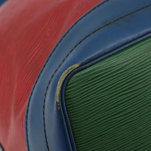 LOUIS VUITTON Epi Noe Shoulder Bag Tricolor Red Blue M44084 LV Auth ka4716