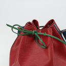 LOUIS VUITTON Epi Noe Shoulder Bag Tricolor Red Blue M44084 LV Auth ka4716-14