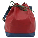 LOUIS VUITTON Epi Noe Shoulder Bag Tricolor Red Blue M44084 LV Auth ka4716-2