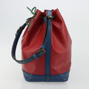 LOUIS VUITTON Epi Noe Shoulder Bag Tricolor Red Blue M44084 LV Auth ka4716-4