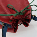 LOUIS VUITTON Epi Noe Shoulder Bag Tricolor Red Blue M44084 LV Auth ka4716-6