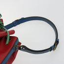LOUIS VUITTON Epi Noe Shoulder Bag Tricolor Red Blue M44084 LV Auth ka4716-8