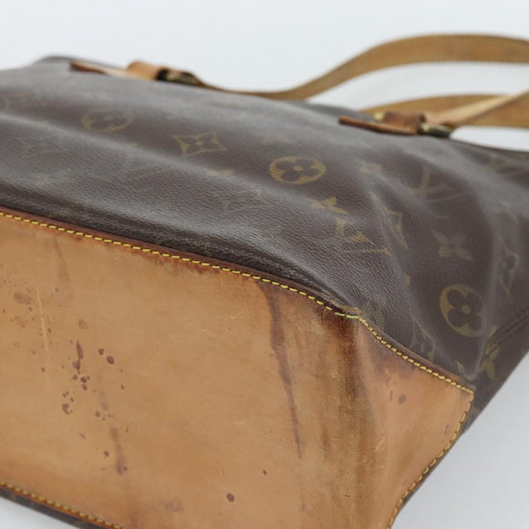 LOUIS VUITTON Monogram Cabas Piano Tote Bag M51148 LV Auth ka4718