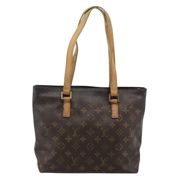 LOUIS VUITTON Monogram Cabas Piano Tote Bag M51148 LV Auth ka4718