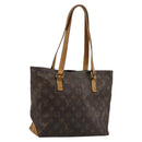 LOUIS VUITTON Monogram Cabas Piano Tote Bag M51148 LV Auth ka4719-1
