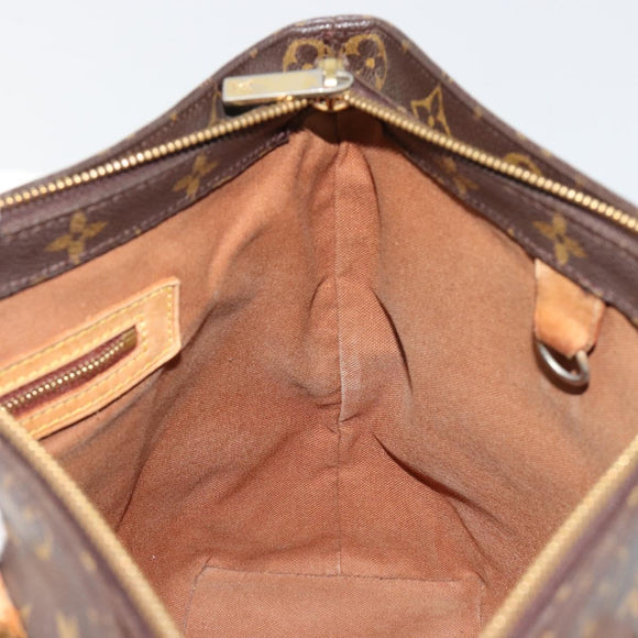 LOUIS VUITTON Monogram Cabas Piano Tote Bag M51148 LV Auth ka4719