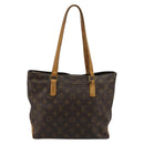 LOUIS VUITTON Monogram Cabas Piano Tote Bag M51148 LV Auth ka4719-3