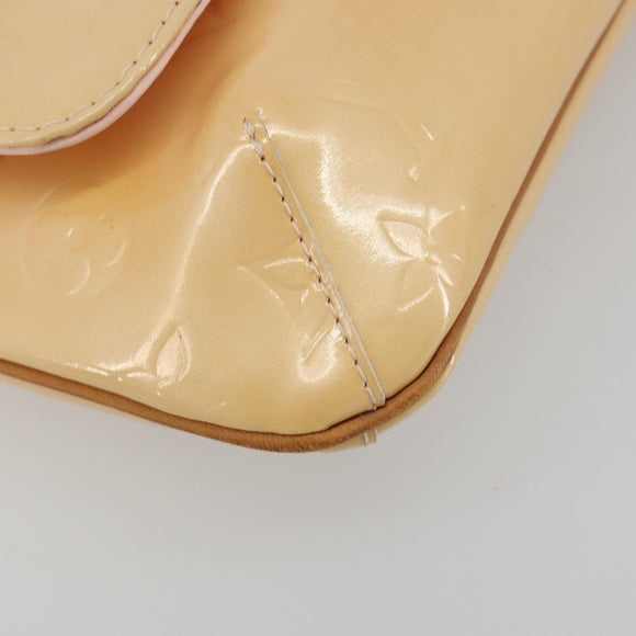 LOUIS VUITTON Vernis Thompson Street Bag Marshmallow Pink M91070 Auth ka4720A