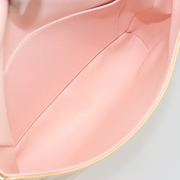 LOUIS VUITTON Vernis Thompson Street Bag Marshmallow Pink M91070 Auth ka4720A