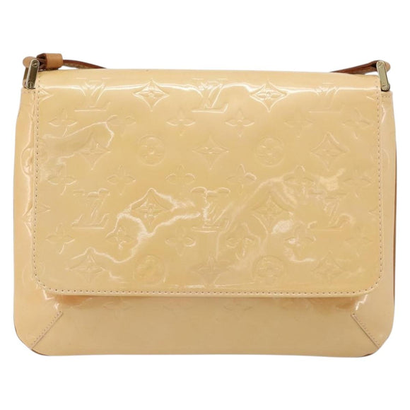 LOUIS VUITTON Vernis Thompson Street Bag Marshmallow Pink M91070 Auth ka4720A