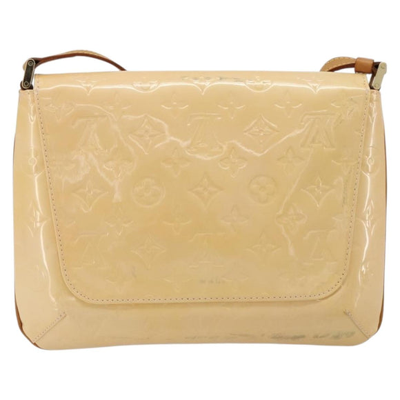 LOUIS VUITTON Vernis Thompson Street Bag Marshmallow Pink M91070 Auth ka4720A