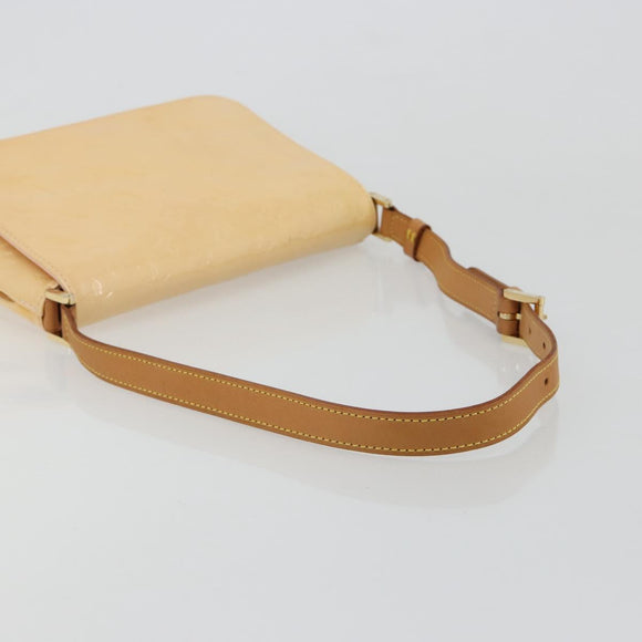 LOUIS VUITTON Vernis Thompson Street Bag Marshmallow Pink M91070 Auth ka4720A