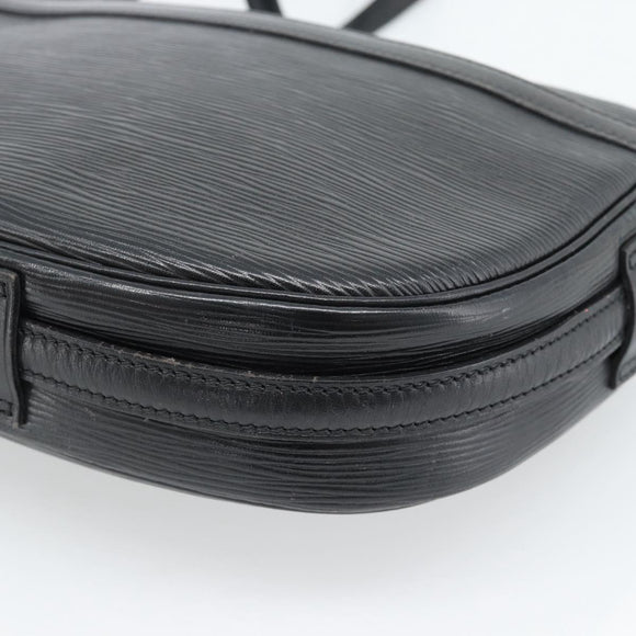 LOUIS VUITTON Epi Jeune Fille MM Shoulder Bag Black M52152 LV Auth ka4721