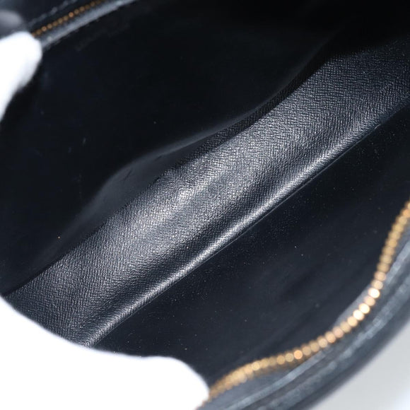 LOUIS VUITTON Epi Jeune Fille MM Shoulder Bag Black M52152 LV Auth ka4721