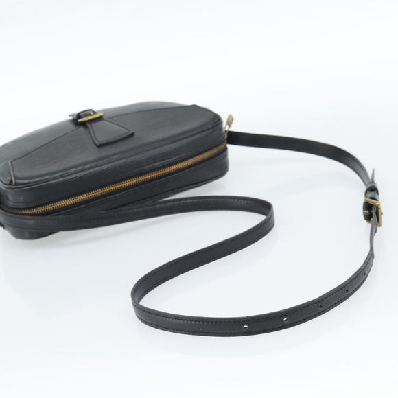 LOUIS VUITTON Epi Jeune Fille MM Shoulder Bag Black M52152 LV Auth ka4721