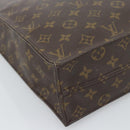 LOUIS VUITTON Monogram Sac Plat Hand Bag M51140 LV Auth ka4726-11