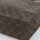 LOUIS VUITTON Monogram Sac Plat Hand Bag M51140 LV Auth ka4726-12