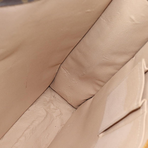 LOUIS VUITTON Monogram Sac Plat Hand Bag M51140 LV Auth ka4726